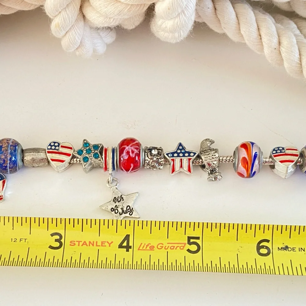 3 for $25 pick and bundle.  🏡🏡🏡 July 4th Charm Bracelet
